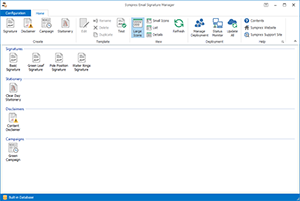 screenshot of Email Signature Manager